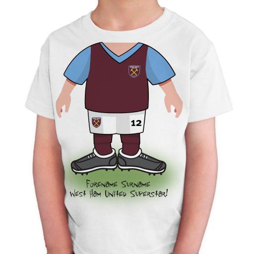 Umbro West Ham United Home Mini Kit 2022 2023 Infant Boys